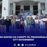 GKK NA NAKIISA SA CANOPY 25, PINARANGALAN NG CITY GOVERNMENT