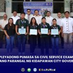 MGA EMPLEYADONG PUMASA SA CIVIL SERVICE EXAMINATION, BINIGYANG PARANGAL NG KIDAPAWAN CITY GOVERNMENT