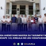 MGA AHENSYANG NAKIISA SA TAGUMPAY NG KDAPS 3.0, KINILALA NG LGU-KIDAPAWAN