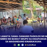 VM LAMATA: SAMA-SAMANG PAGKILOS NG MGA MIYEMBRO NG BAWAT GRUPO SA KIDAPAWAN SUSI SA MAGANDANG KINABUKASAN