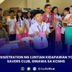 PRE REGISTRATION NG LUNTIAN KIDAPAWAN YOUNG SAVERS CLUB, GINAWA SA KCNHS