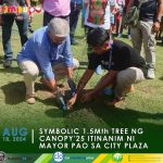 SYMBOLIC 1.5Mth TREE NG CANOPY'25 ITINANIM NI MAYOR PAO SA CITY PLAZA