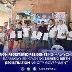 NON REGISTERED RESIDENTS NG MALAYONG BARANGAY BINIGYAN NG LIBRENG BIRTH REGISTRATION NG CITY GOVERNMENT